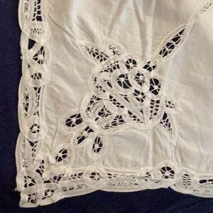 White Lace Tablecloth